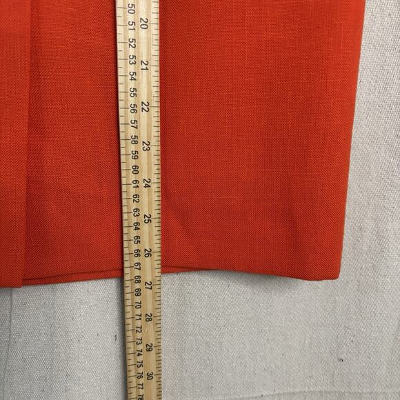 Vintage Caroline Rohmer Pencil Skirt Women Small Orange Librarian Chic Secretary - Picture 4 of 7